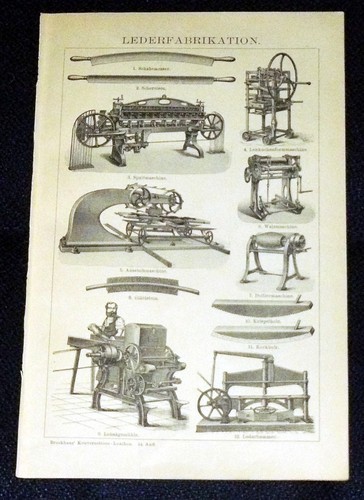 Lederfabrikation spaltmschine - lederfabrikation,