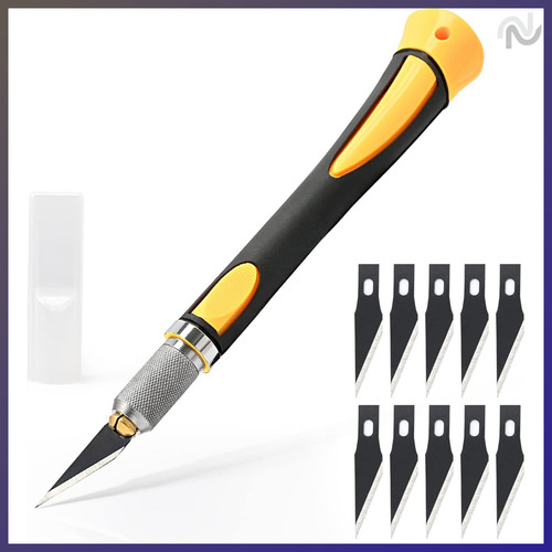 Bastelmesser set mit softgriff - mit,